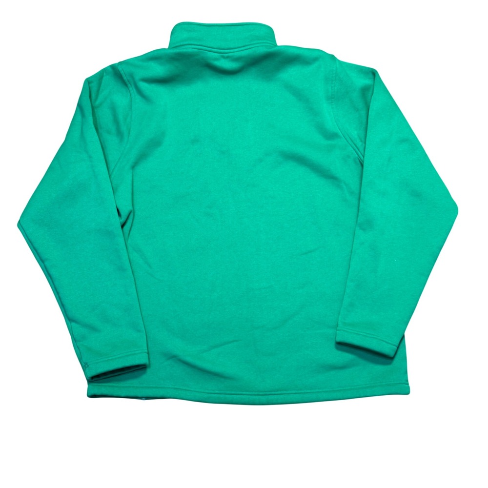 Under Armour Mens Large Green Sherpa Lined 1/4 Zip Fleece Pullover Jacket Large - Picture 2 of 6